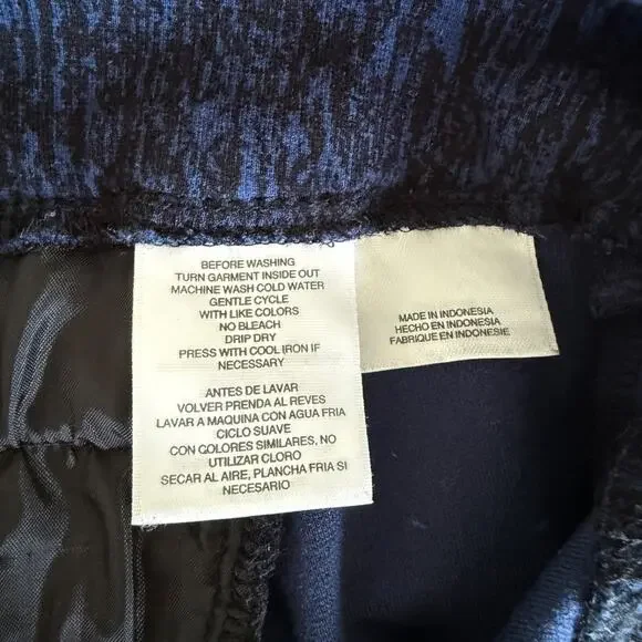 Anne Klein Size 10 Blue Pants Inseam 32” Pockets Zipper Viscose Blend - Picture 5 of 5